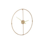 60cm Dia Metal Wall Clock with Gold Finish | Beauly