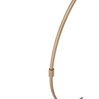 60cm Dia Metal Wall Clock with Gold Finish | Beauly