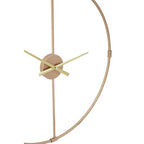 60cm Dia Metal Wall Clock with Gold Finish | Beauly
