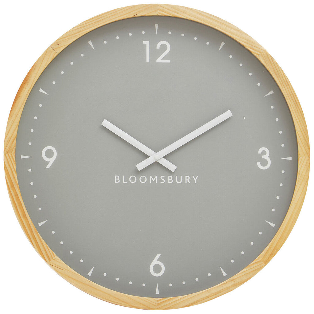 Vitus 50cm Dia Grey Wall Clock