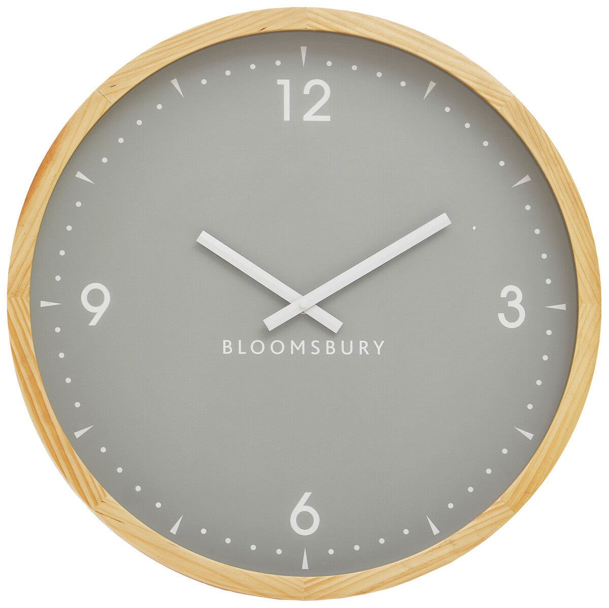 Vitus 50cm Dia Grey Wall Clock
