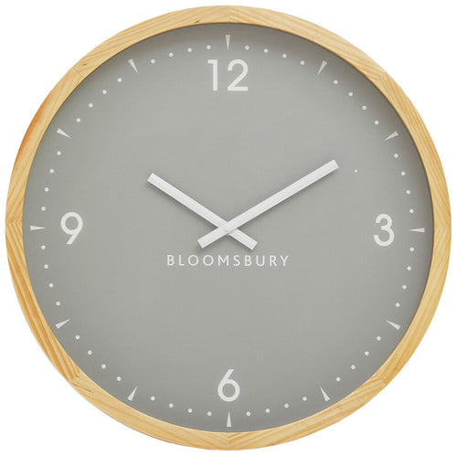 50cm Dia Grey Wall Clock | Vitus