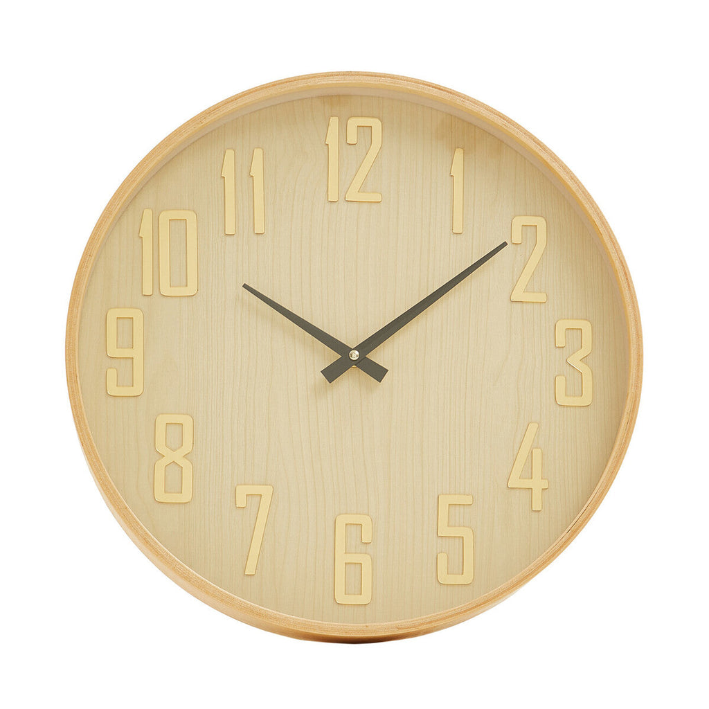 Vitus 40cm Dia Natural Wall Clock