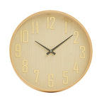 Vitus 40cm Dia Natural Wall Clock