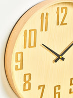 Vitus 40cm Dia Natural Wall Clock