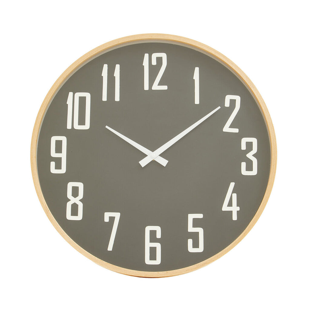 Vitus 30cm Dia Black Wall Clock