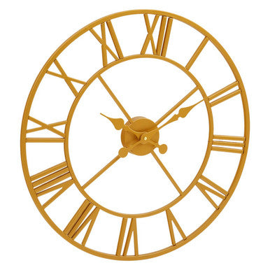 Vitus 56cm Dia Gold Finish Wall Clock