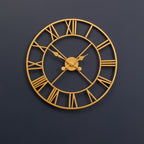 Vitus 56cm Dia Gold Finish Wall Clock