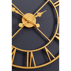 Vitus 56cm Dia Gold Finish Wall Clock
