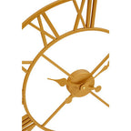 Vitus 56cm Dia Gold Finish Wall Clock