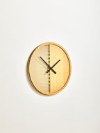 Vitus 40cm Dia Small Wooden Effect Wall Clock