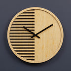 Vitus 40cm Dia Small Wooden Effect Wall Clock