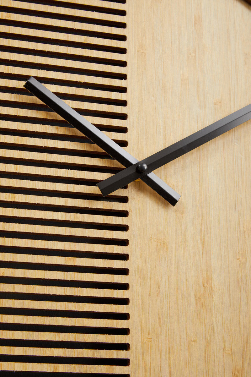 Vitus 40cm Dia Small Wooden Effect Wall Clock