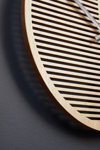 Vitus 40cm Dia Small Wooden Effect Wall Clock