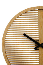Vitus 40cm Dia Small Wooden Effect Wall Clock