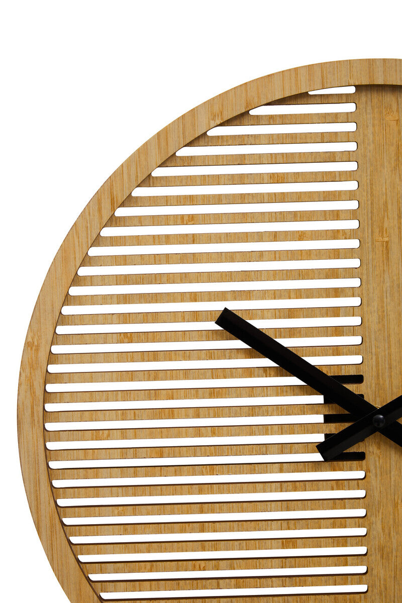 Vitus 40cm Dia Small Wooden Effect Wall Clock