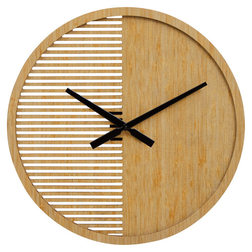 60cm Dia Large Wooden Wall Clock | Vitus