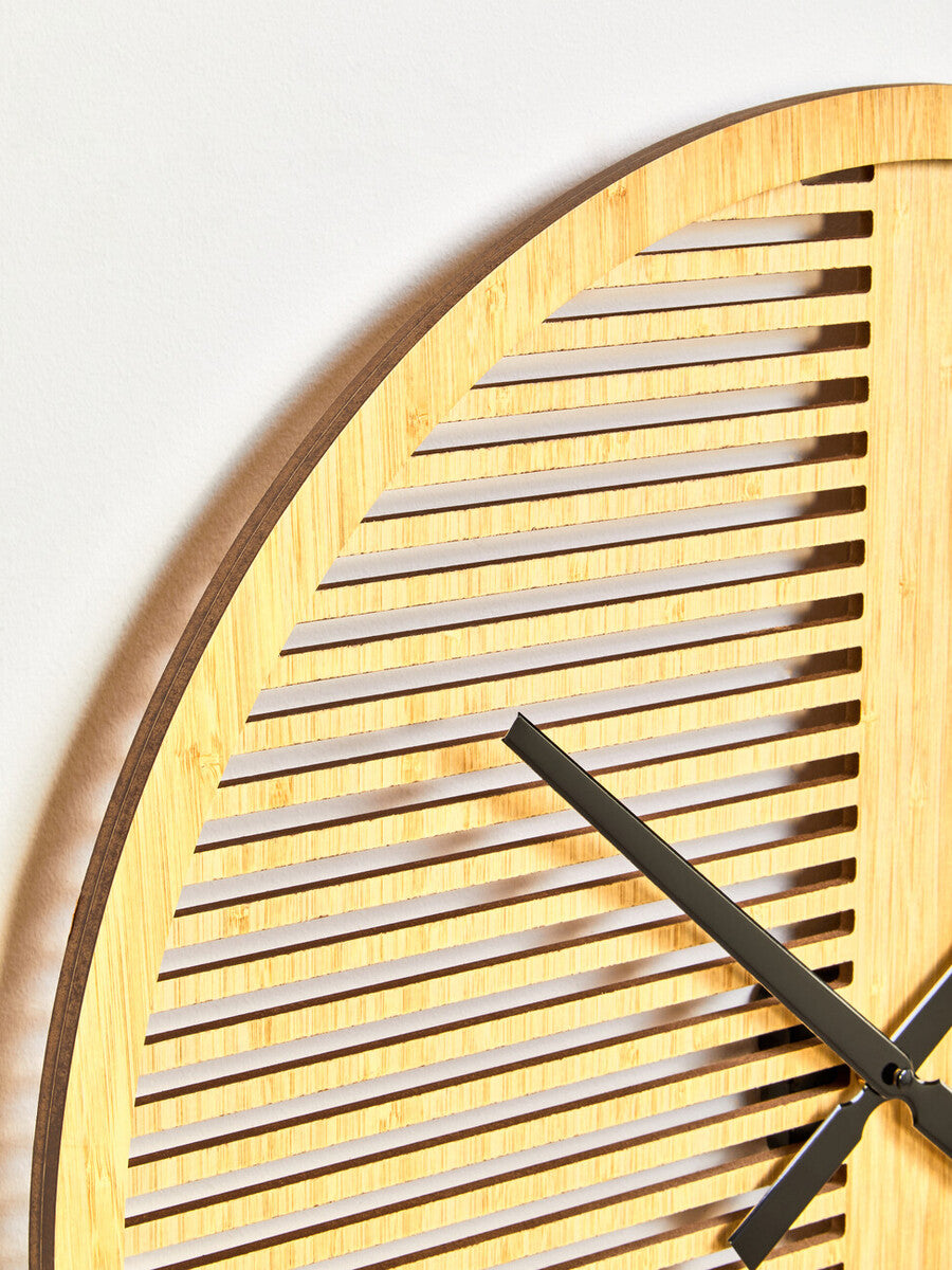 Vitus 60cm Dia Large Wooden Wall Clock