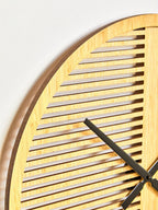 Vitus 60cm Dia Large Wooden Wall Clock