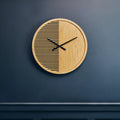 Vitus 60cm Dia Large Wooden Wall Clock