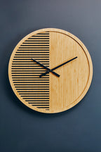 Vitus 60cm Dia Large Wooden Wall Clock