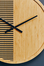 Vitus 60cm Dia Large Wooden Wall Clock