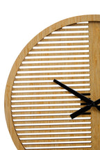 Vitus 60cm Dia Large Wooden Wall Clock