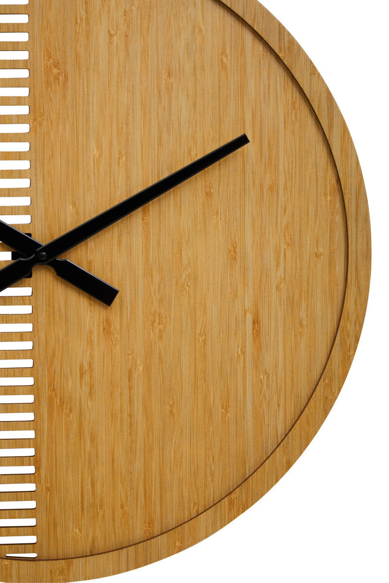 Vitus 60cm Dia Large Wooden Wall Clock