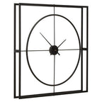 Trinity 105cm Dia Black Finish Wall Clock