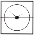 Trinity 105cm Dia Black Finish Wall Clock