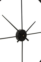 Trinity 105cm Dia Black Finish Wall Clock