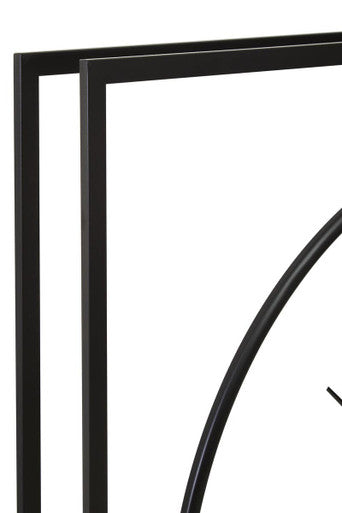 Trinity 105cm Dia Black Finish Wall Clock