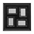 4 Photo Black Plastic Multi Photo Frame | Maren