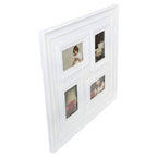 4 Photo White Plastic Multi Photo Frame | Maren