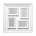 4 Photo White Plastic Multi Photo Frame | Maren