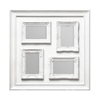 4 Photo White Plastic Multi Photo Frame | Maren