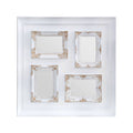 Vintage Style White & Gold 4 Photo Frame | Maren