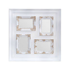 Vintage Style White & Gold 4 Photo Frame | Maren