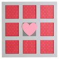 Heart Design Multi Photo Wall Frame | Kids
