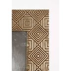 Metallic Tribal 5x7 Photo Frame in Antique Silver Finish | Bowerbird