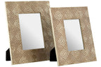 Metallic Tribal 4x6 Photo Frame in Antique Silver Finish | Bowerbird
