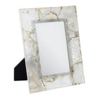 White Agate 5In X 7In Photo Frame | Bowerbird
