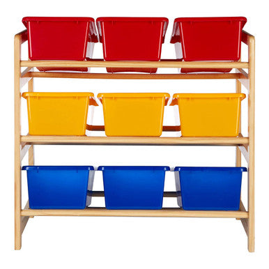 Pixel Kids 3 Tier Pine Frame Storage Unit