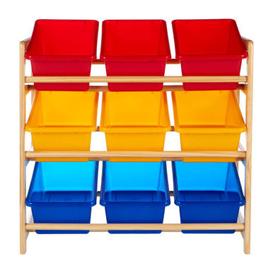 Pixel Kids 3 Tier Pine Frame Storage Unit