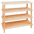 4 Tier Wooden Shoe Rack | Arla