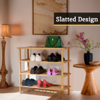 4 Tier Wooden Shoe Rack | Arla