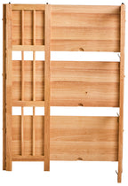 Three Tier Tropical Hevea Wood Stackable Shelf Unit | Heva