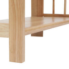 Three Tier Tropical Hevea Wood Stackable Shelf Unit | Heva