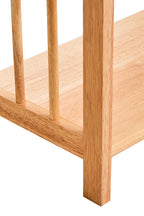 Three Tier Tropical Hevea Wood Stackable Shelf Unit | Heva