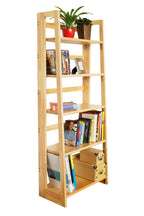 5 Tier Tropical Hevea Wood Shelf Unit | Heva